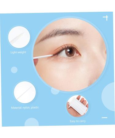 OHPHCALL 100pcs Disposable Eyeliner Brush Precise Eyeliner Brush Gel Eyeliner Brush Eyeliner 9x6.5cm White - Buy Online on GoSupps.com