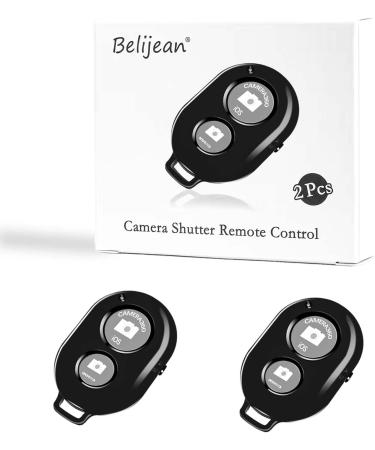 Belijean Bluetooth Remote for iPhone Camera - 2 Pack Bluetooth Clicker for Photos & Videos - Buy Online on GoSupps.com