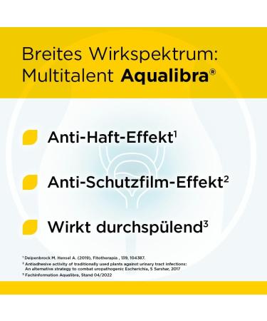 Aqualibra 60 Film-Coated Tablets for Cystitis & Urinary Tract Infection | Herbal Antibiotic Alternative | 12+ Years | Fast International Shipping - Buy Online on GoSupps.com