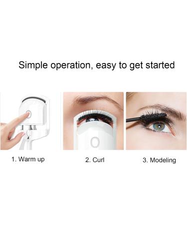 Heated Eyelash Curler ANGGREK Heated Eyelash Curler Rechargeable Heated Electric Eyelash Curler with 2 Temperature Gears Heated Eyelash Curler Heating Eyelash Curler - Buy Online on GoSupps.com