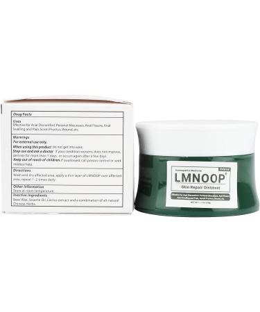 LMNOOP Perianal Repair Ointment - Rapid Relief for Anal Fistula, Fissure, Abscess | Treatments for Pain, Itching, Swelling, Bleeding | Jock Itch & Hemorrhoids Relief - Buy Online on GoSupps.com