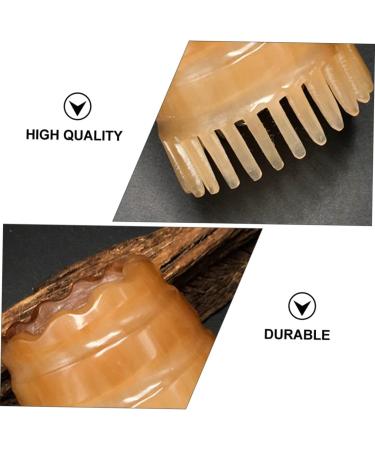 Tovinanna Horn Shampoo Massage Comb | Natural Hair Washing & Scalp Massager for Smoother Hair - Buy Online on GoSupps.com