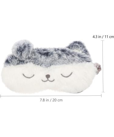Masque de Sommeil Peluche Animal Mignon Masque Yeux Doux et Occultant avec Bande lastique Confortable pour Voyage Sieste et Nuit - Buy Online on GoSupps.com