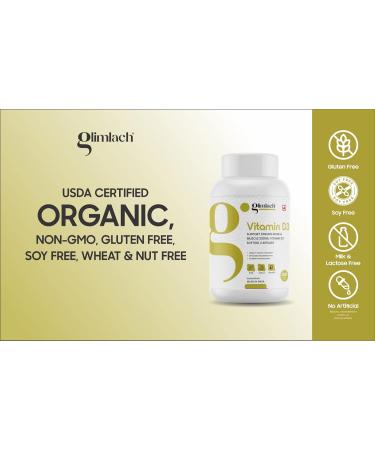 GLIMLACH Vitamin D3 50mcg (2000 IU) Vitamin D Immune Support & Promotes Calcium (Pack of 5 50 Tablet Each Jar) - Buy Online on GoSupps.com