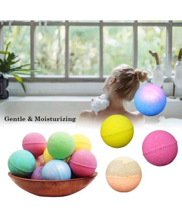 24 Pcs Natural Organic Mini Bath Bomb Gift Set - Handmade Fizzies for Relaxing Bath Time - Buy Online on GoSupps.com