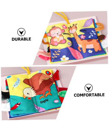 Bestonzon 2-Piece Fabric Crinkle Baby Books - Montessori Learning Toys & Puzzle Books for Toddlers | International Shipping - Buy Online on GoSupps.com