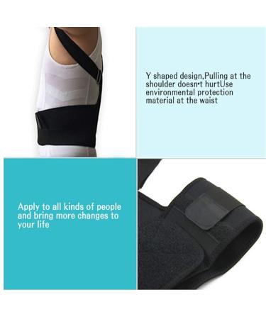 Posture Corrector Shoulder Bandage Back Orthopedic Posture Correction Lower Back Support Belt Men Women Good (Pink XL) (Black XL) - Buy Online on GoSupps.com