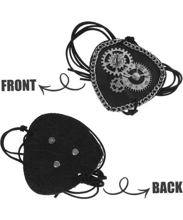 Opening the KOMBIUDA Store KOMBIUDA Novelty Eye Mask Eye Mask Decoration Single Eye Cosplay Eye Cosplay Eye Cover Pirate Theme Eye Patch Eye Mask For Party Leather Eye Patch Black PU - Buy Online on GoSupps.com