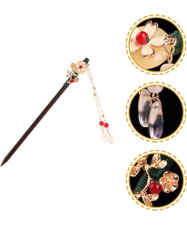 GALPADA Wooden Hairpin Chinese Hair Chopsticks Wooden Hair Stick Bridal Hair Chopstick Hair Claw Clips for Women Hair Clip for Women Hair Accessories Flower Cheongsam Shawl Bride Alloy - Buy Online on GoSupps.com