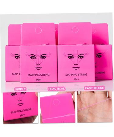 Mipcase 2 Boxes Ink Pattern Embroidery Ruler Accessories for Reliable Eyebrow Ruler Cosmetic Eyebrow Shape - Buy Online on GoSupps.com
