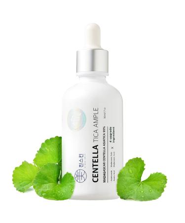 CRAZYSKIN  Centella Tica Ample/Ampoule 1.7 fl. oz. (50ml) - Natural Ingredients for Damaged  Troubled & Sensitive Skin  Redness Relief  Madecassic Acid Facial Serum Made in Korea