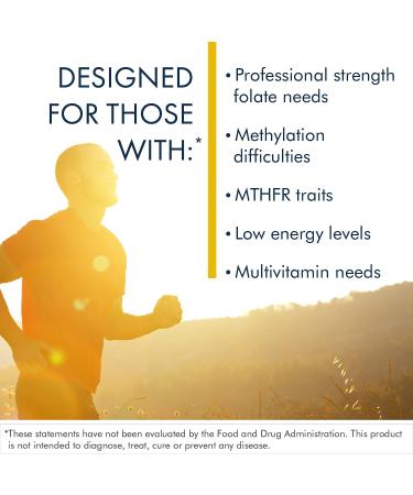 MethylPro 15mg L-Methylfolate Multivitamin: Mood Support for Women & Men - B Complex, Vitamin D, C - 30 Capsules - Buy Online on GoSupps.com