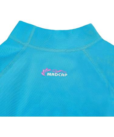 Madcap Girls Rash Guard Long Sleeve Swim Shirt - UV Sun Protection - Blue - Sizes 4-16 Years - Buy Online on GoSupps.com