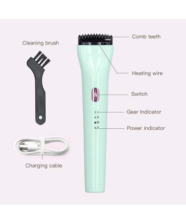 Qukaim Rechargeable Electric Eyelash Curler Electric Eyelash Curler 3 Heated Modes Rechargeable Long Lasting Handheld Lash Curler with Cleaning BrushGreen - Buy Online on GoSupps.com