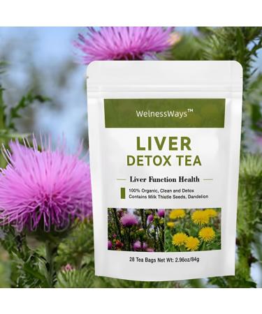 Th D toxifiant For Le Foie - Nettoyage Et Soutien Naturels Du Foie M lange De Plantes For La Sant Du Foie Sans Caf ine(1PCS) - Buy Online on GoSupps.com