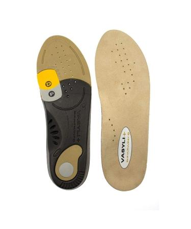 Vasyli+Dananberg 1st Ray Orthotic  Medium  1st Ray Function  Medium Density  Full-Length Insole  Heat Molding Optional  Best All Around Orthotic  Functional Biomechanical Control for Pain Relief  Black Yellow (66484)