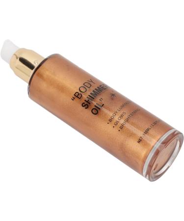 Face Body Luminizer Lightweight Texture Rapid Absorption Multipurpose Body Highlighter Oil 100ml for Cheek Collarbone Shoulder (Golden Bronze) - Buy Online on GoSupps.com