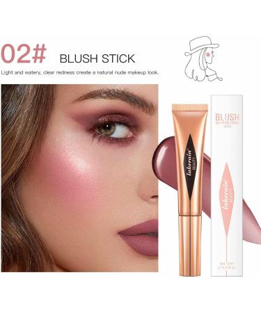 Liquid Stick | Cheek Liquid Makeup | Waterproof Sheer Glow Buildable Color Contouring and Blendable Highlighter Makeup Stick for Face Dtt Liquid 02# - Buy Online on GoSupps.com