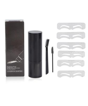 Buy Ey Brood Printers - Simple Operation Natural Color Rendering Effective Eyebrow Shaping Kit for Beginners (Dark Brown) - Buy Online on GoSupps.com