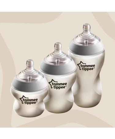 Tommee Tippee Closer to Nature Baby Bottles 9oz 3-Count Blue with Anti-Colic Valve - Buy Online on GoSupps.com
