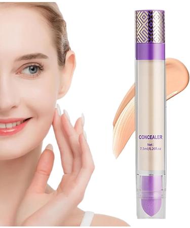 Full Coverage Cream Concealer Stick 4-in-1 Full Coverage Concealer Long-Lasting Waterproof Stick 7.5ml Moisturizing CC Cream for a Natural Brightening Radiant Finish - Buy Online on GoSupps.com