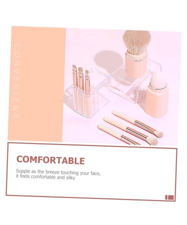 FRCOLOR 8 in 1 Makeup Brush Set - Dual Ended Face Blush Eye Shadow & Lipstick Tools | Portable Travel Cosmetic Brushes - Buy Online on GoSupps.com
