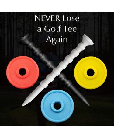 YATTA GOLF Telos Premium Adjustable Golf Tees - Unbreakable Tees for Consistent Tee Offs and Improved Scores - Ice Blue (3 Tees) - Buy Online on GoSupps.com
