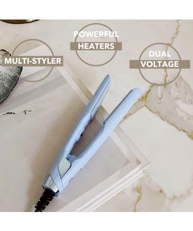 InStyler Wanderlust Mini Flat Iron 0.75" - Dual Voltage Travel Straightener for All Hair Types | Lightweight & Versatile Frizz-Free Styling - Buy Online on GoSupps.com