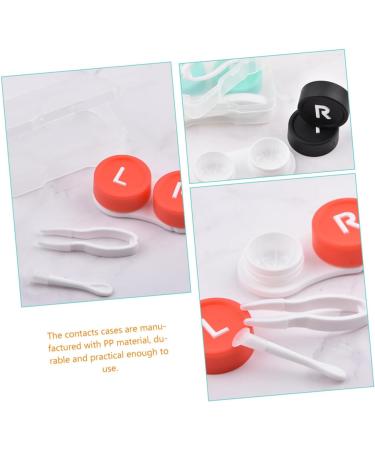 Homsfou 8-Pack Contact Lens Container & Solution | Practical Glasses Box & Lens Remover for Colored Contacts - Buy Online on GoSupps.com