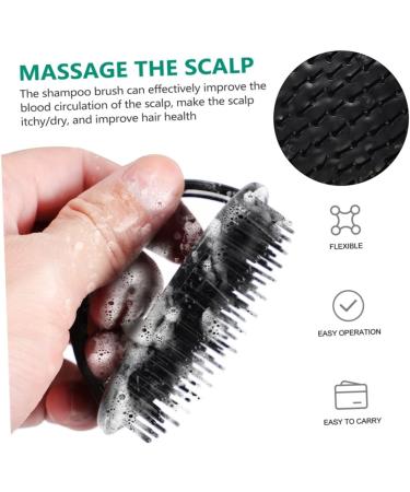 CLISPEED 8pcs Massage Shampoo Brush Set - Detangle & Cleanse Scalp Scrubber for Hair Care - Perfect for Shower & Bath Routine - Buy Online on GoSupps.com