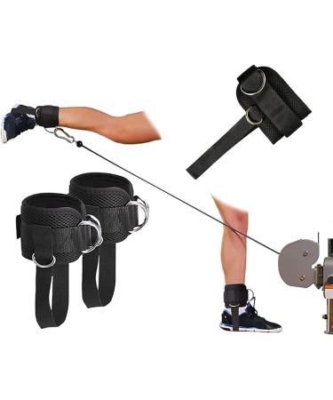 Weight Cuffs & Foot Loops - 2-Piece Adjustable Fitness Equipment for Strength & Leg Training - Buy Online on GoSupps.com