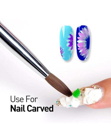 10 PCS Gel Nail Brush Set - Professional Acrylic Gel Brushes for Nail Art & UV Gel Applications | Essential Nail Accessories - Buy Online on GoSupps.com