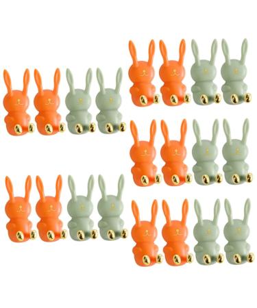 Cabilock 20 STK sticky hooks of the caricature toothbrush hooks razor hangers hanging toothpaste dispenser hanging shaving hook towel key holder towels no track