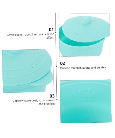 Beavorty Silicone Waxing Pot for Legs - Eco-Friendly Beauty Shell Mini Makeup Accessory Wooden Bowl for Skincare - 1 Pack (Green) - Buy Online on GoSupps.com