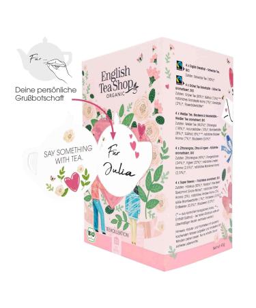 ETS For You Tea Gift Collection - Personalizable 5 Variety Tea Set | Perfect Thank You Birthday Mother's Day & Easter Gifts | Organic 20 Tea Bags - Buy Online on GoSupps.com