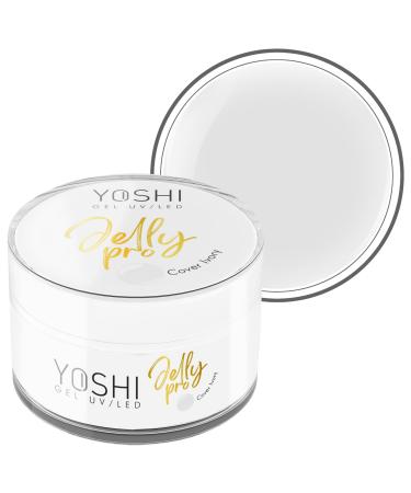 Yoshi Jelly Pro Gel Nails 50 ml - Extra Strong Manicure UV Gel - Professional Gel Nails - Builder Gel for Nails - Nail Gel UV and LED - Gel for Gel Nails - White