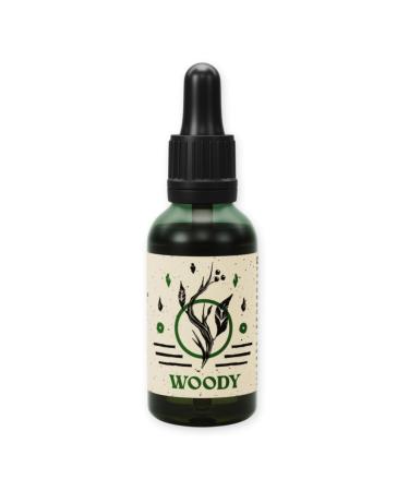 By Elementum Woody Beard Oil Natural Beard and Skin Care Nourishing Blend of 6 Plant Oils with Wood and Noble Iris Scent 30ml