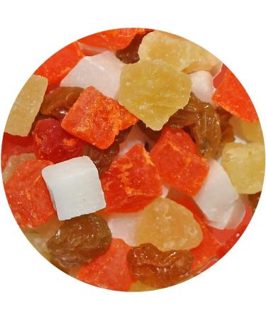 Fruit Medley Treat (6 oz.) - Healthy Natural Dried Fruit Treat - Sugar Gliders Squirrels Chinchillas Prairie Dogs Opossums Marmosets Monkeys Parrots Birds Rabbits Guinea Pigs & Small Pets - Buy Online on GoSupps.com