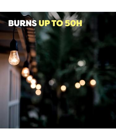 OFF! Backyard Citronella Candle Triple Wick - 23 oz (Pack of 6) | Long-Lasting Ambiance Enhancing Centerpiece | Burns up to 50 Hours - Buy Online on GoSupps.com