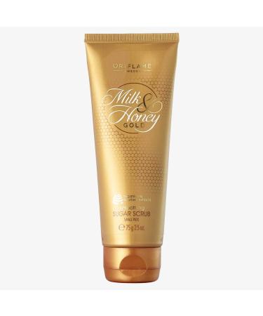 Oriflame MILK & HONEY GOLD Smoothing Sugar Scrub Small Pack 75 g set of 3 - Buy Online on GoSupps.com