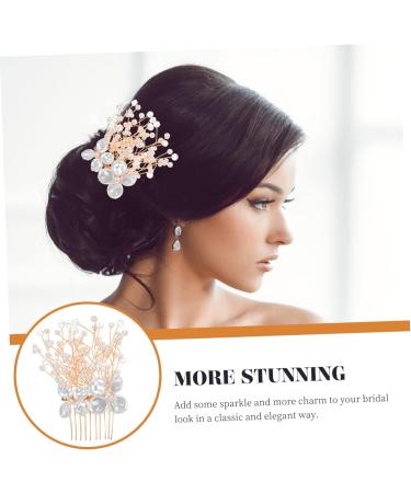 Ipetboom Silver Hair Comb Bride Hair Side Comb Wedding Bridal Hair Comb Wedding Hair Accessories Bride Hair Accessories Silver Hair Accessories Hair Combs for Women Crown Metals - Buy Online on GoSupps.com