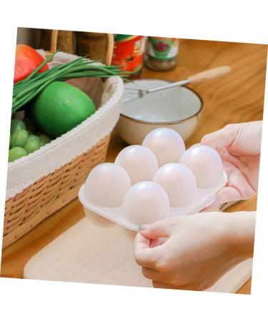 2pcs Portable Egg Box Fridge Large Capacity Egg Holder for Refrigerator Travel Shockproof Trash Can - Buy Online on GoSupps.com
