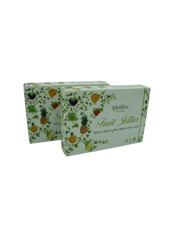 Vegan Sweets - Pimlico Fruit Jellies Gift Box 200g - Bundle of 2
