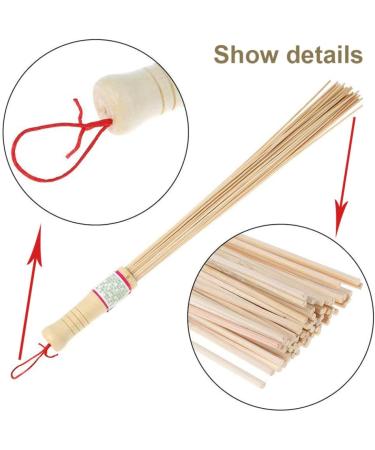 Natural Bamboo Massage Devices - Back & Neck Tappers Stick & Hammer Health Tools - Buy Online on GoSupps.com