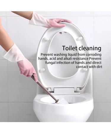 vzfit Rubber Cleaning Gloves | Kitchen Cleaning Gloves | Waterproof Dishwashing Cleaning Gloves for Kitchen Dishes Gardening - Buy Online on GoSupps.com