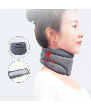 Neck Brace for Neck Pain and Support - Soft Cervical Collar for Sleeping - Vertebrae Whiplash Wrap Aligns Stabilizes & Relieves Pressure for Women & Men yl-105023(Color:Gray1) - Buy Online on GoSupps.com