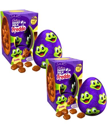 2x Freddo Faces Chocolate Easter Eggs | Easter Eggs For Kids | Perfect for Easter Gift | Perfect for Egg Hunt | Chocolate Gifts | Chocolate Easter Egg 2024 | Easter Party | 96g - Buy Online on GoSupps.com
