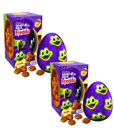 2x Freddo Faces Chocolate Easter Eggs | Easter Eggs For Kids | Perfect for Easter Gift | Perfect for Egg Hunt | Chocolate Gifts | Chocolate Easter Egg 2024 | Easter Party | 96g