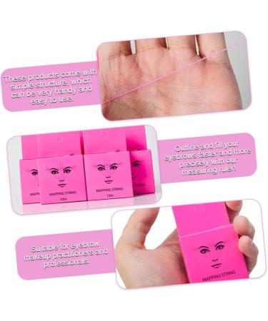 POPETPOP 2 Boxes Tools Salon Drawing Tattoos Embroidered Makeup Rulers Ink Locating Measuring - Buy Online on GoSupps.com