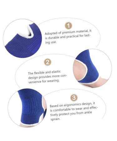 Healeved Sports Ankle Brace - 3 Pairs Adjustable Support for Sprained Ankles | Breathable Knitted Socks & Bandages for Football - Buy Online on GoSupps.com